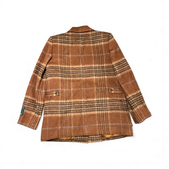 Vtg Collection Harve Benard Brown Alpaca & Wool Blazer Jacket Size 6 - Picture 2 of 10